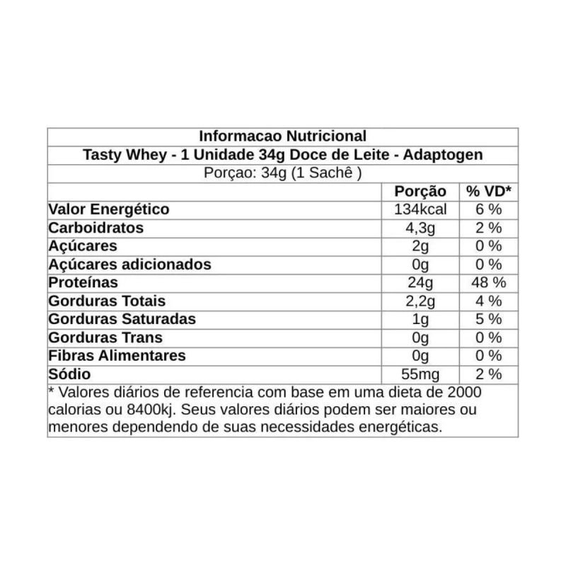 Testy Whey sabor doce de leite 35g Adaptogen