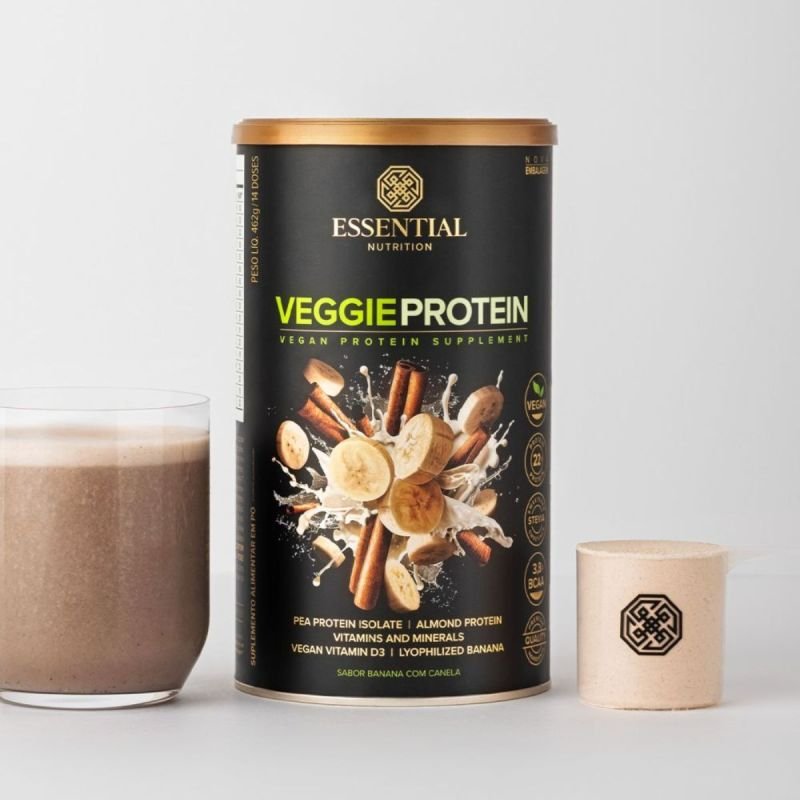 VEGGIE BANANA COM CANELA LATA 462G/14DS ESSENTIAL