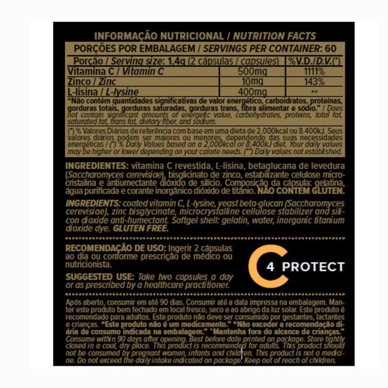 VIT C 4 Protect 120 cápsulas Essential