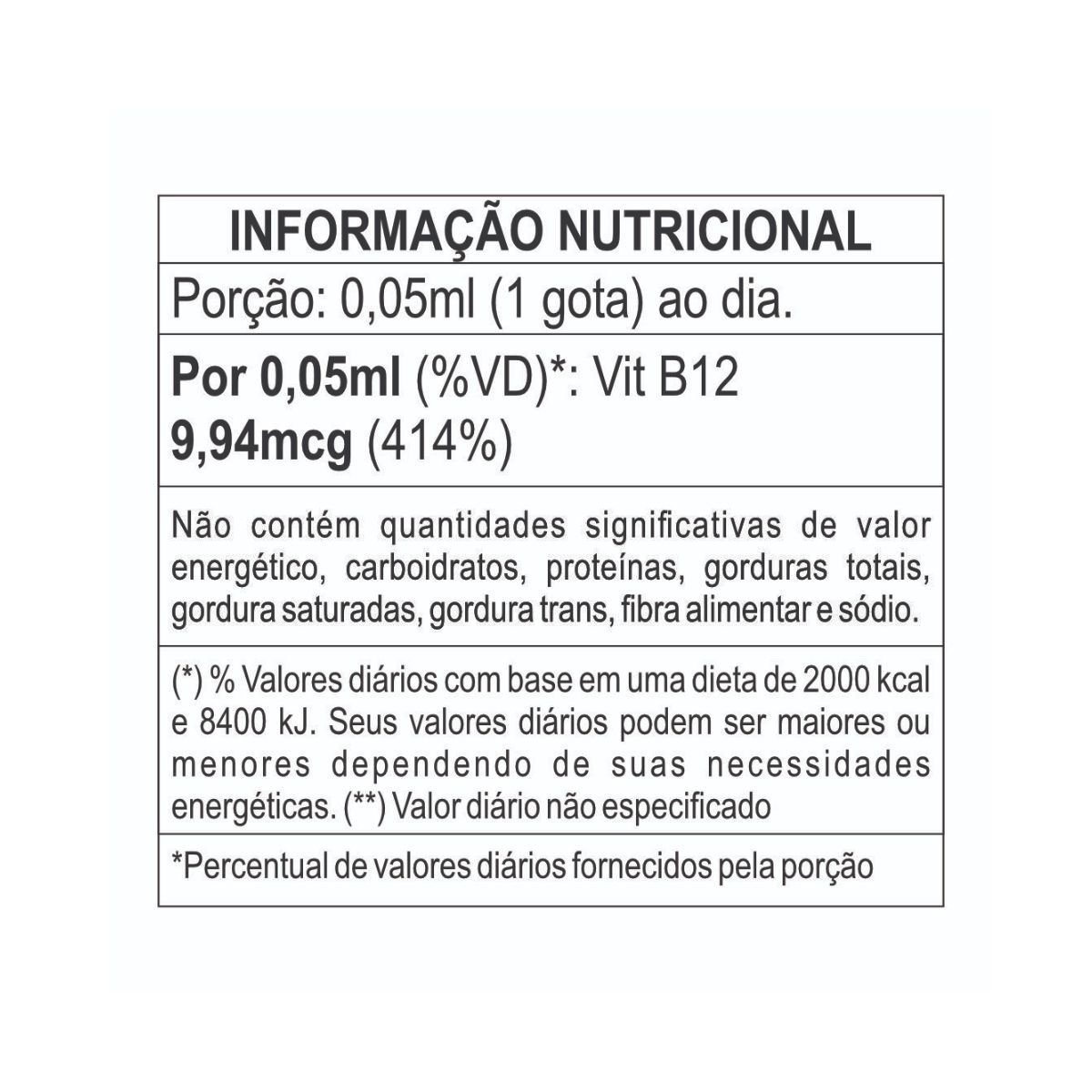 VITAMINA B12 30ML EM GOTAS MUWIZ LOTE: 711