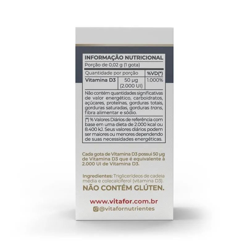 Vitamina D3 2000ui 10ml Vitafor 