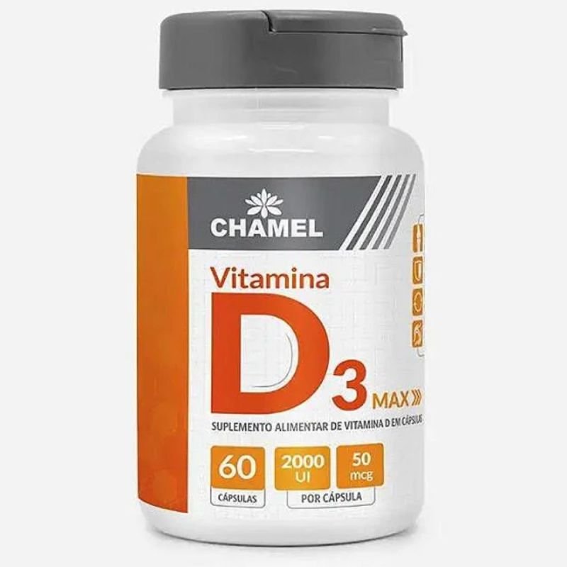 CAPSULAS MAX VITAMINA D3 50MCG 60 CAPSULAS