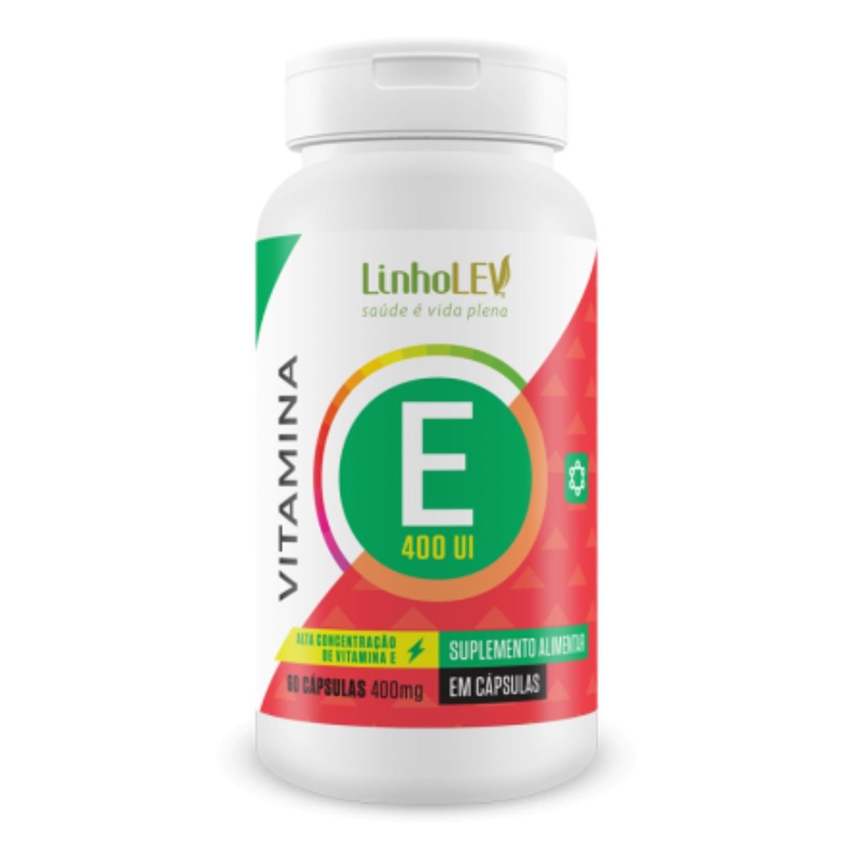 VIT E 60 CAPS 400 MG ALTA CONCENTRACAO LINHO LEV