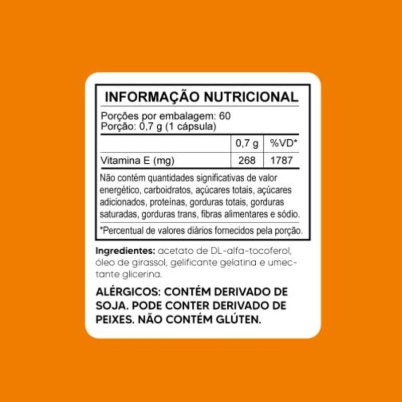 Vitamina E 60 Cápsulas Softgel Tiaraju