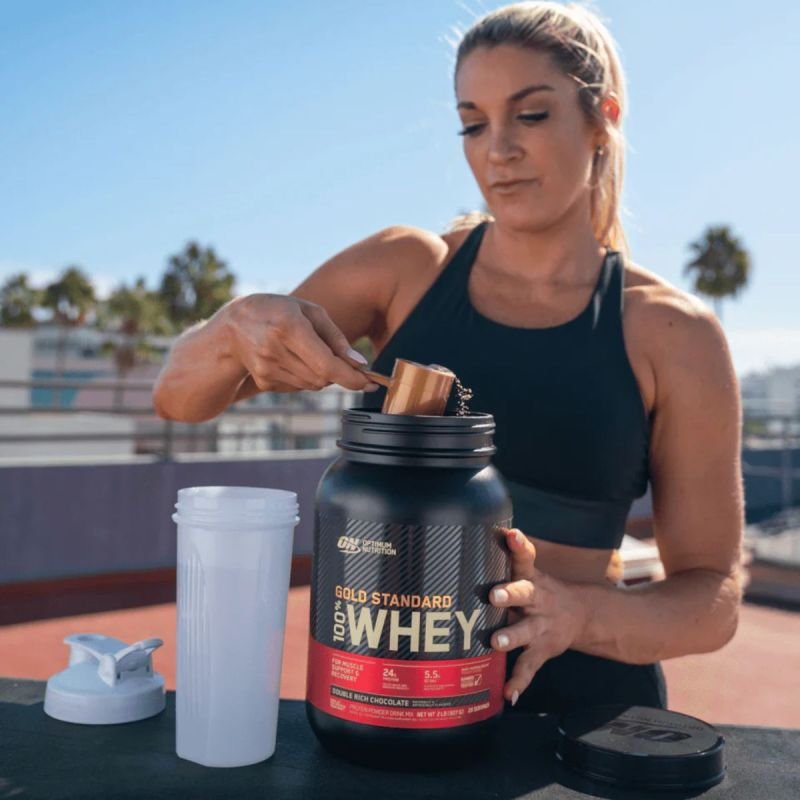 Whey 100% Gold Standard sabor Cookies e Cream 900g Optiumum Nutrition