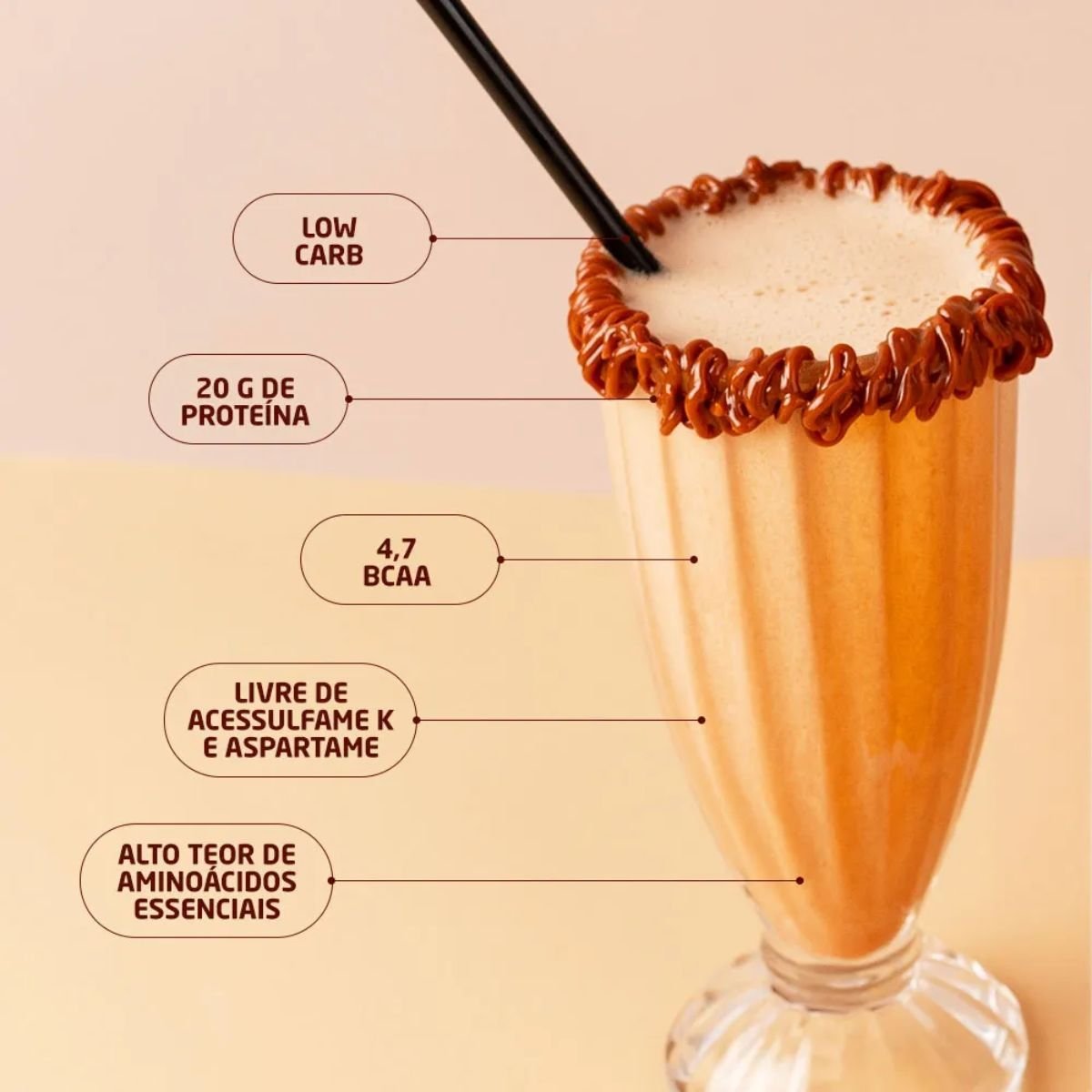 Whey 100% Sabor Doce de Leite Havanna Sachê com 30g Nutrata