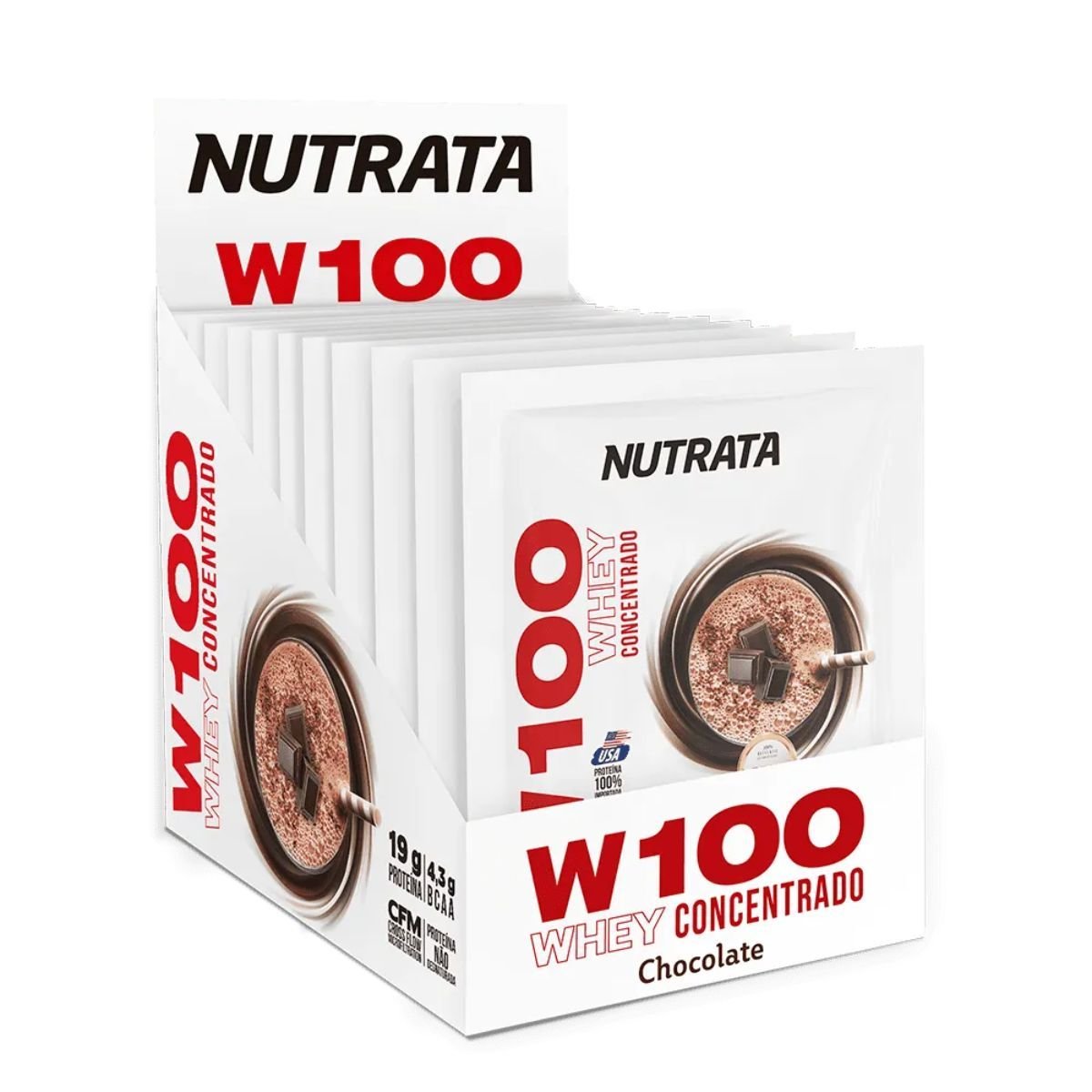 W100 CHOCOLATE 30G SACHES