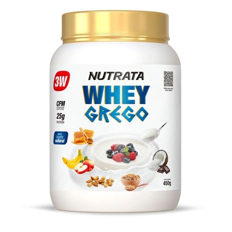 WHEY GREGO IOGURTE NATURAL 450GR - NUTRATA