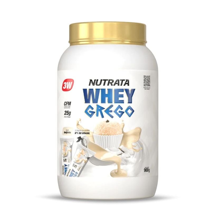 WHEY PROTEIN GREGO NUTRATA BEIJINHO DE COCO POTE 900GR