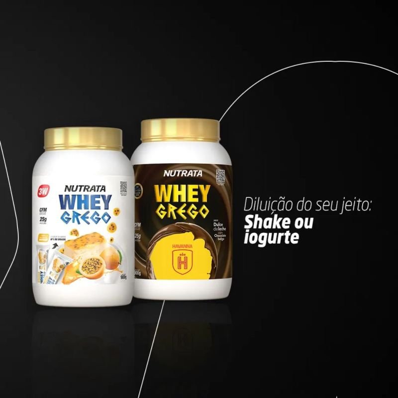 WHEY PROTEIN GREGO NUTRATA DULCE DE LECHE COM CHOCOLATE BELGA POTE 900GR