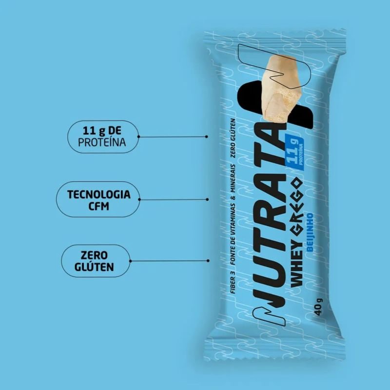 WHEY GREGO BAR SABOR BEIJINHO 40GR NUTRATA
