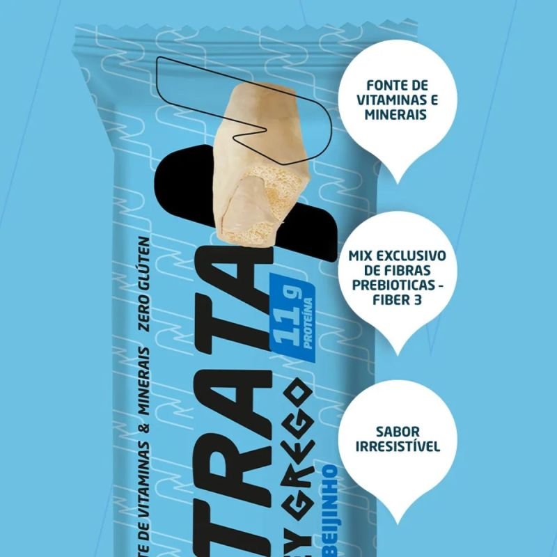 Whey Grego Bar sabor cookies e cream 40g Nutrata