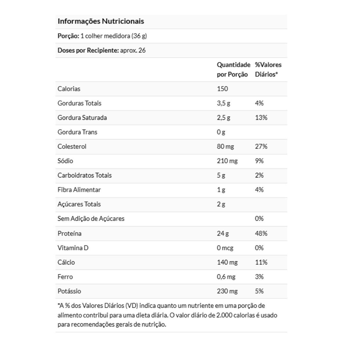 Whey Protein 100% Sabor de Baunilha refil de 900g Nutrutex