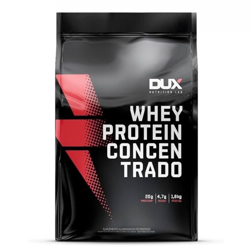 WHEY PROTEIN CONCENTRADO DUX CHOCOLATE BRANCO REFIL 1,8KG