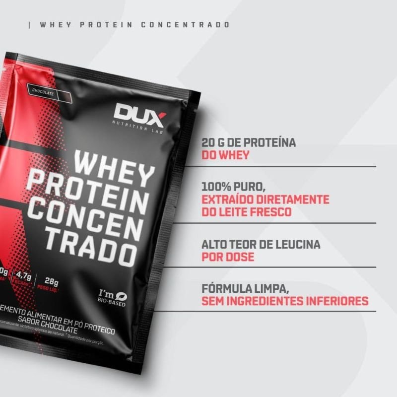 WHEY PROTEIN CONCENTRADO DUX COCO SACHE 30G
